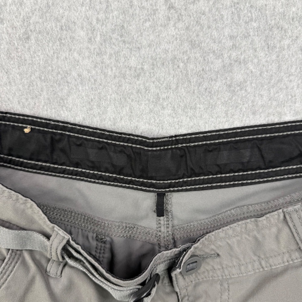 Prana Shorts Mens 33 Gray Zion Belted Cargo Hiking Outdoor Stretch Gorpcore - Picture 6 of 11